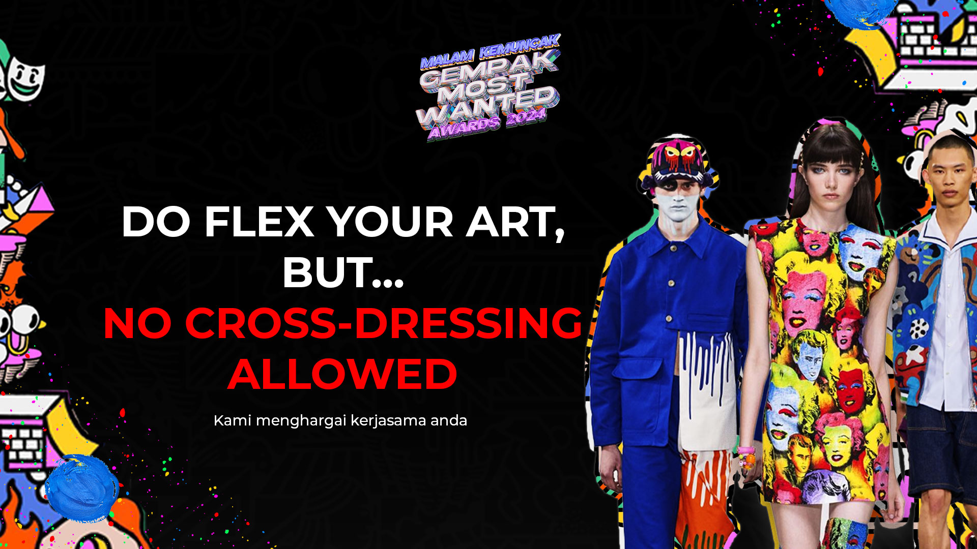 #GMWA24: Jangan Lupa Flex Gaya “Artwear” Anda, Tapi Jangan Crossdress
