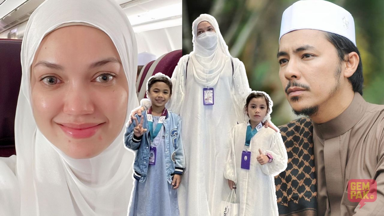 “Stop Sekejap Kerja, Pergi Kejar Anak Bini…” - Netizen Doa Syamsul Yusof Terbuka Hati Pergi Umrah