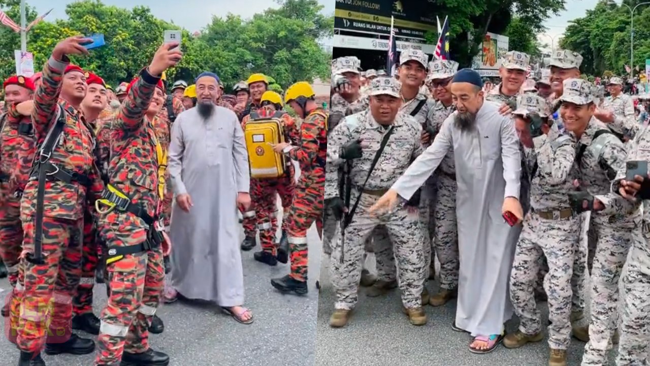 Sempoi! Peserta Perarakan Sempat Keluar Perbarisan Sebab Nak Bergambar Dengan Ustaz Azhar Idrus!