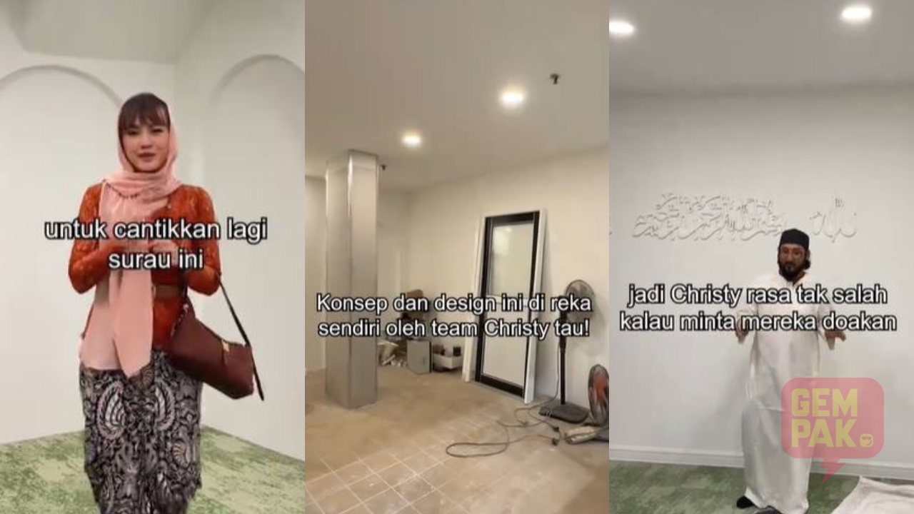 Christy Ng Buat Surau Di Pejabat, Mahu Beri Keselesaan & Kesenangan Untuk Staf Beragama Islam - “Barulah Solat Lebih Kusyuk”