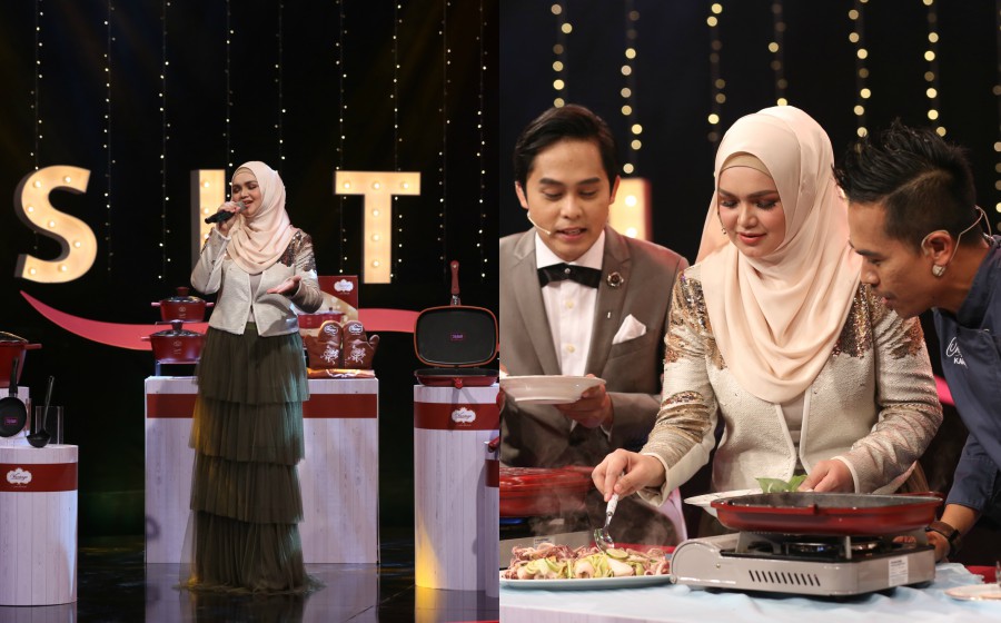 Hasil carian imej untuk Selepas periuk, Siti Nurhaliza jual make-up pula di Go Shop!