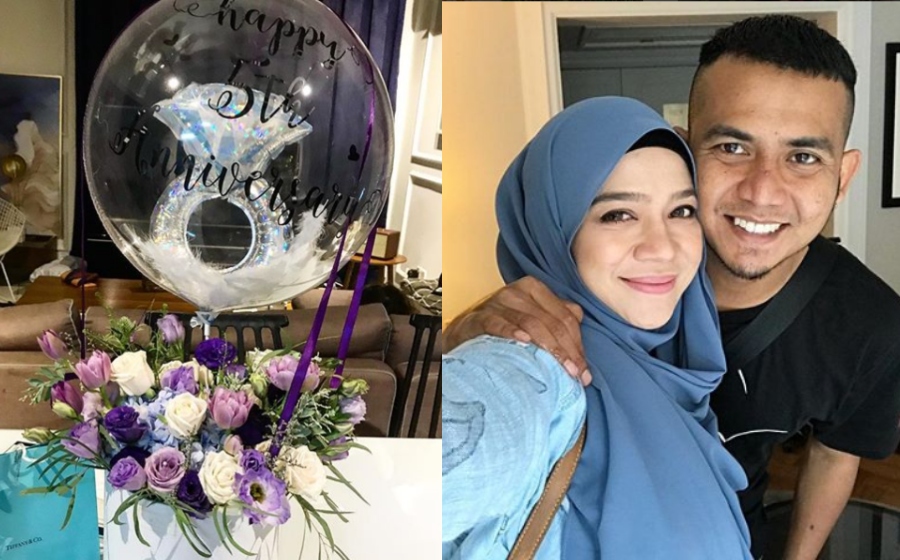 I Am So Grateful To Have A Loving Family Diana Amir Sambut Ulang Tahun Perkahwinan Kelima Gempak