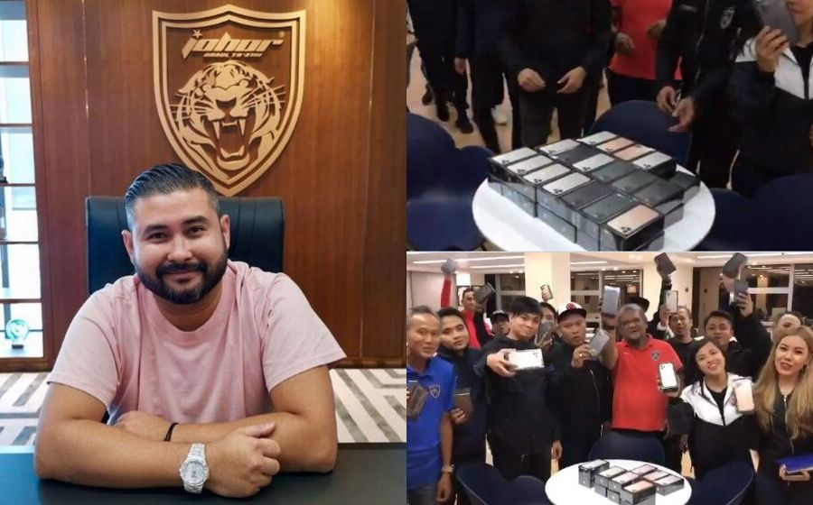 “Terima Kasih Boss” – TMJ Hadiahkan Lebih 30 iPhone 11 Untuk Staf JDT