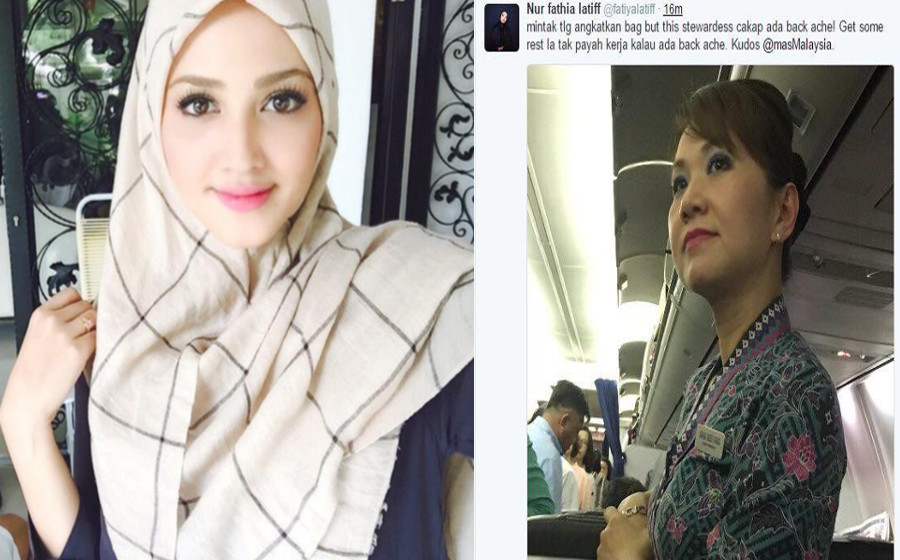 Viral Pramugari Tak Tolong Angkat Beg Tindakan Fathia Latiff Undang Kemarahan Gempak