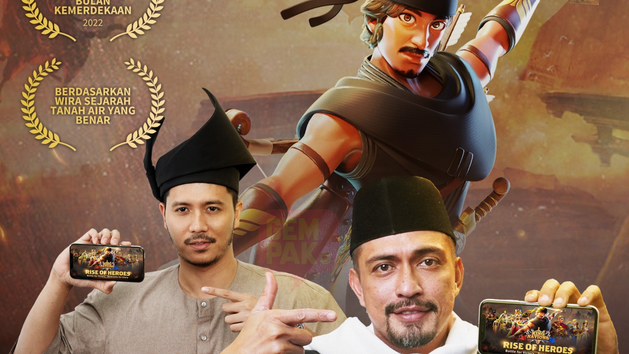 Adi Putra & Fattah Amin Versi Digital? Fuyooo! Mat Kilau Ada Dalam Games 'King Of Nations' Pula