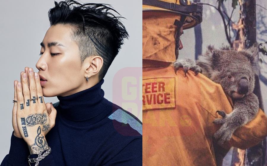 Bencana Kebakaran Hutan Australia, Jay Park Derma RM123,000