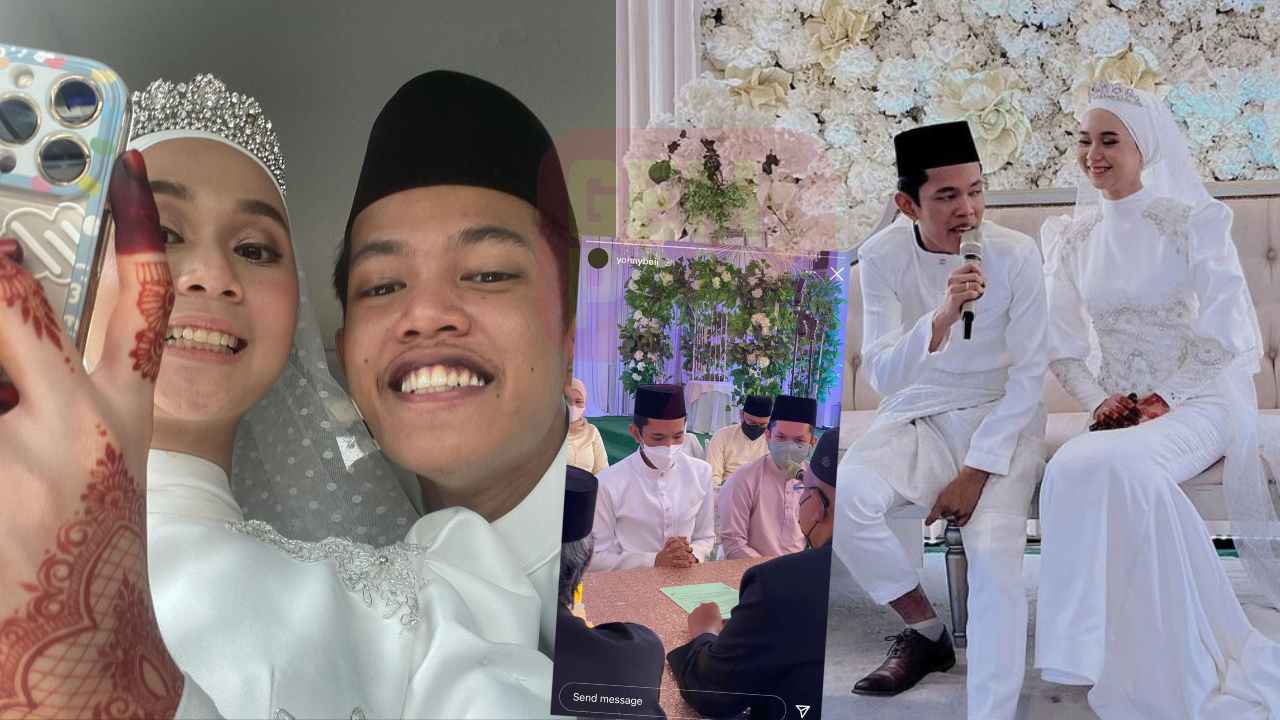 Yonnyboii Nikahi Nik Nazira, Ramai Terkejut Tiba-Tiba Dah Selamat Bergelar Suami Isteri