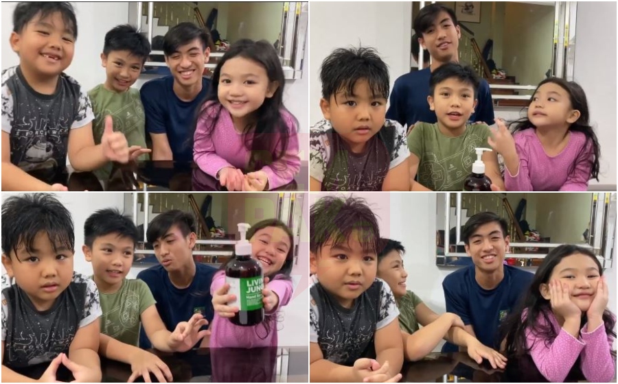 “Powernya Cakap Mandarin!” – Comelnya Pesanan Khidmat Masyarakat Anak-Anak Ozlynn dan Johan Ni!