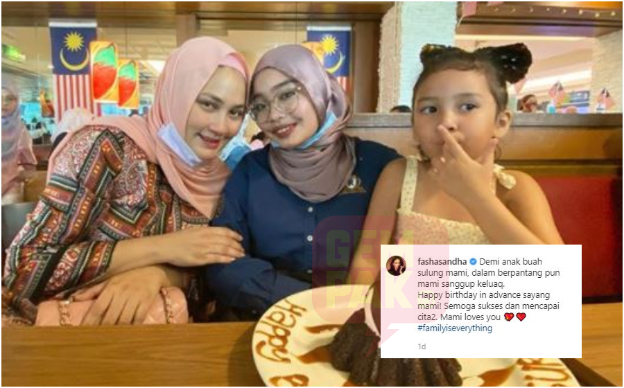 Dalam Pantang Keluar Rai Ulang Tahun Kelahiran Anak Saudara Warganet Minta Fasha Sandha Hati Hati Gempak