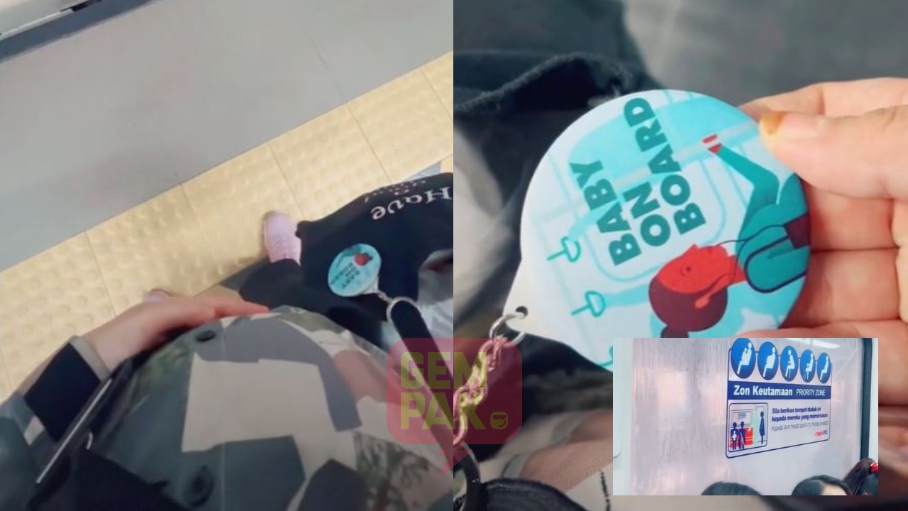 “Ada Pregnant Tag, Perut Besar Pun Buat Tak Nampak” - Ibu Hamil Kecewa Kena Berdiri, Pengguna LRT Selamba Duduk Priority Seat