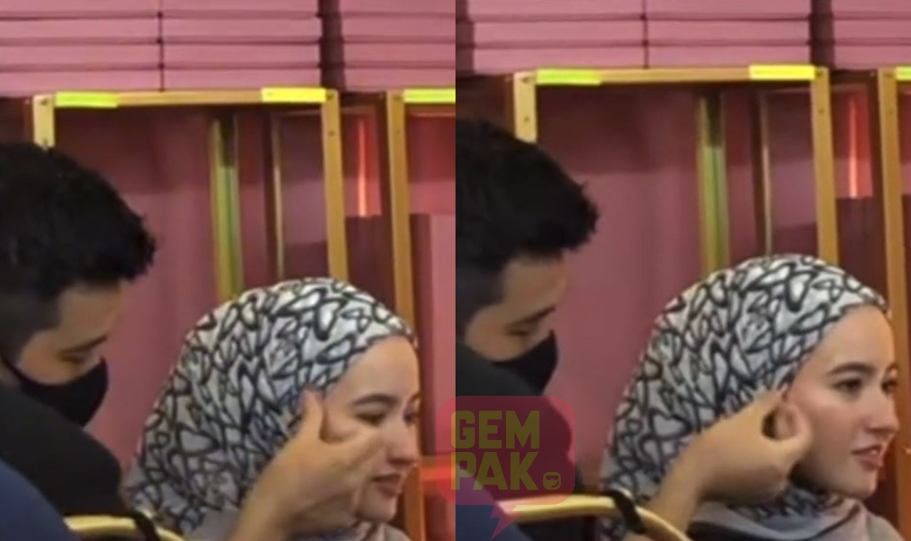 “Find Your Husband Like Imam” - Tak Perlu Show Off Mesra, Suami Betulkan Tudung Hannah Delisha Pun Rasa Sweet