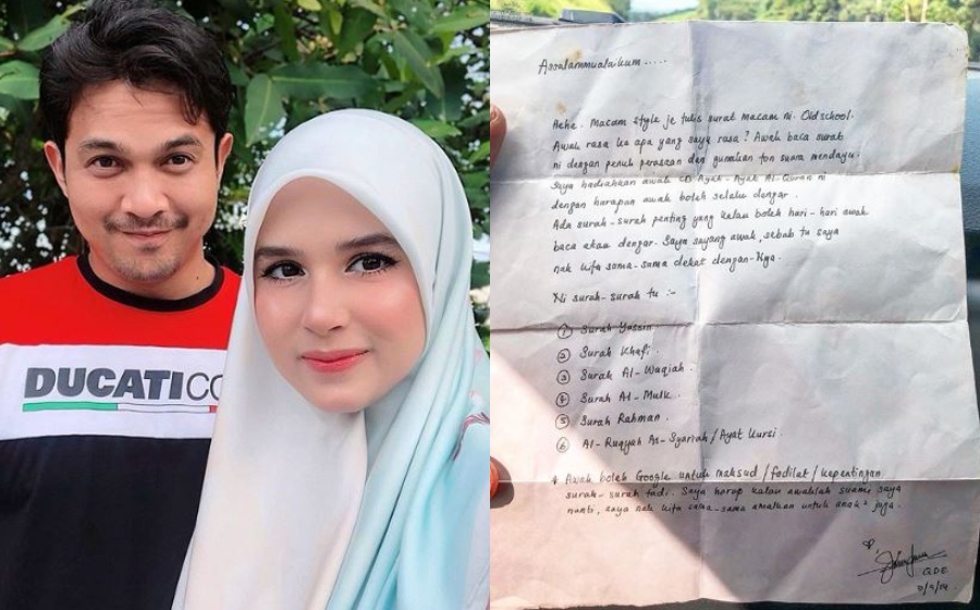 Alhamdulillah Dah Jadi Isteri Sekarang Saharul Ridzwan Dedah Surat Cinta Ditulis Isteri Tahun 2014 Gempak