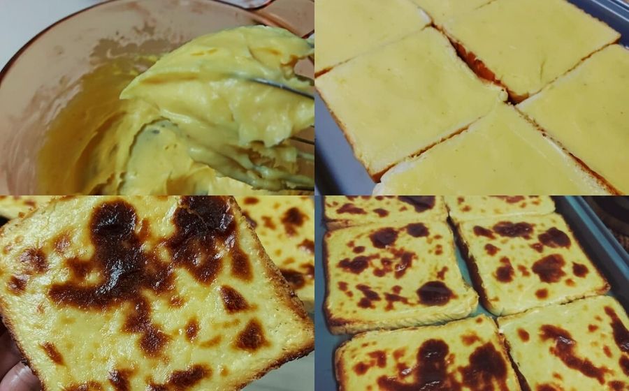 Resipi Ala Burn Cheese Cake, Tapi Guna Roti? Ha Macam Mana Pula Tu?