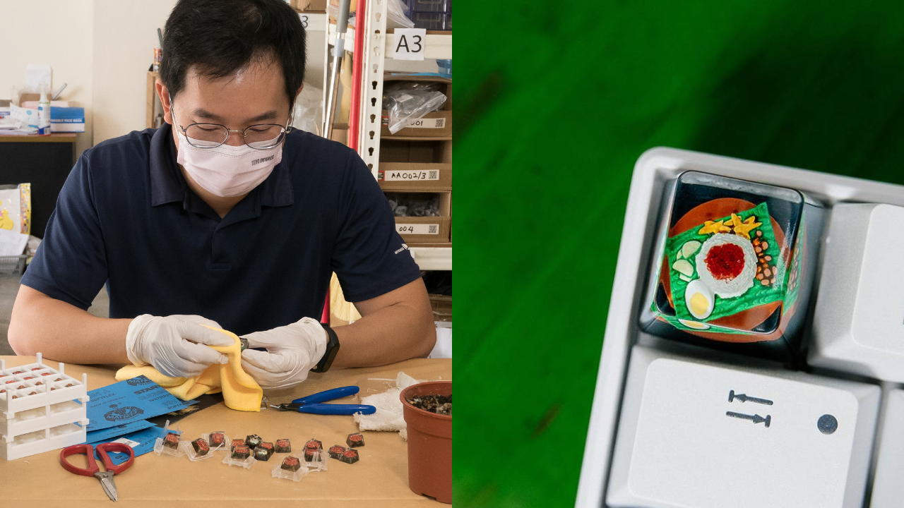 These Artisan Keycaps Will Make You Crave Nasi Lemak and Char Koay Teow