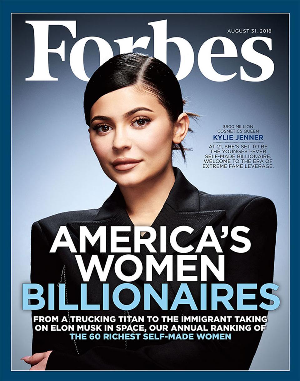 Forbes Cover girl material.