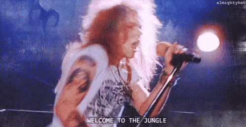 Giphy Yes, it's a jungle over here.