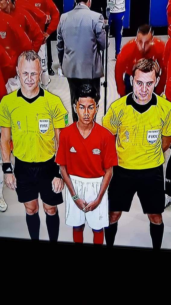 Twitter He's not even nervous.