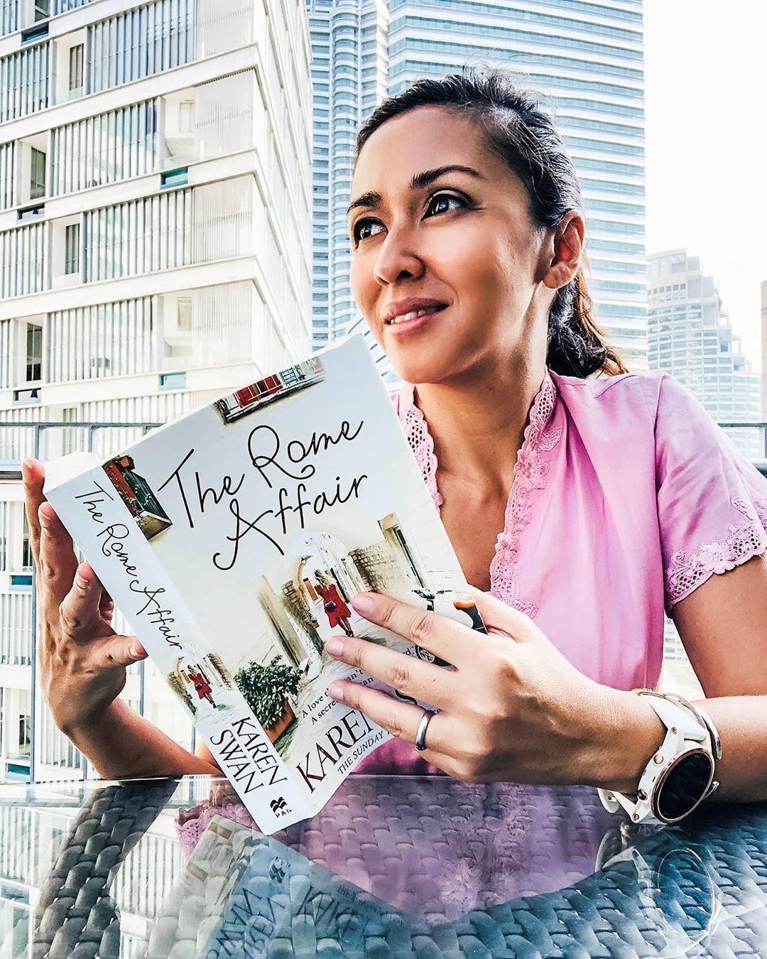 Instagram/zatashah Tengku Zatasha is always sharing the books that she is reading.