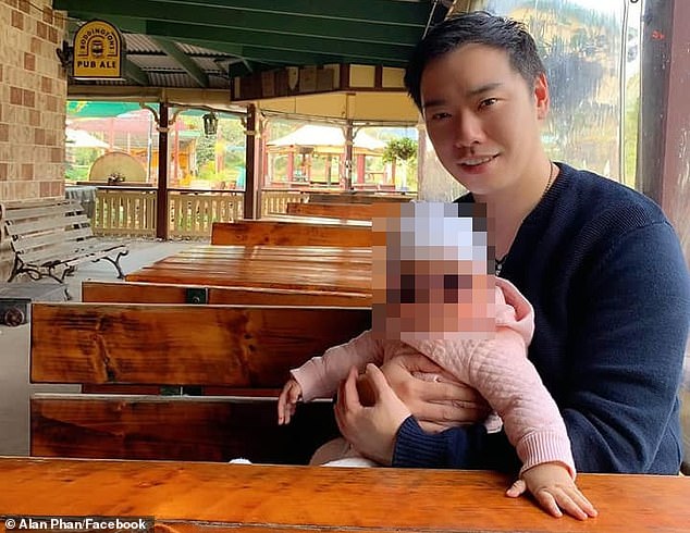 Daily Mail Phan with one of his offsprings.