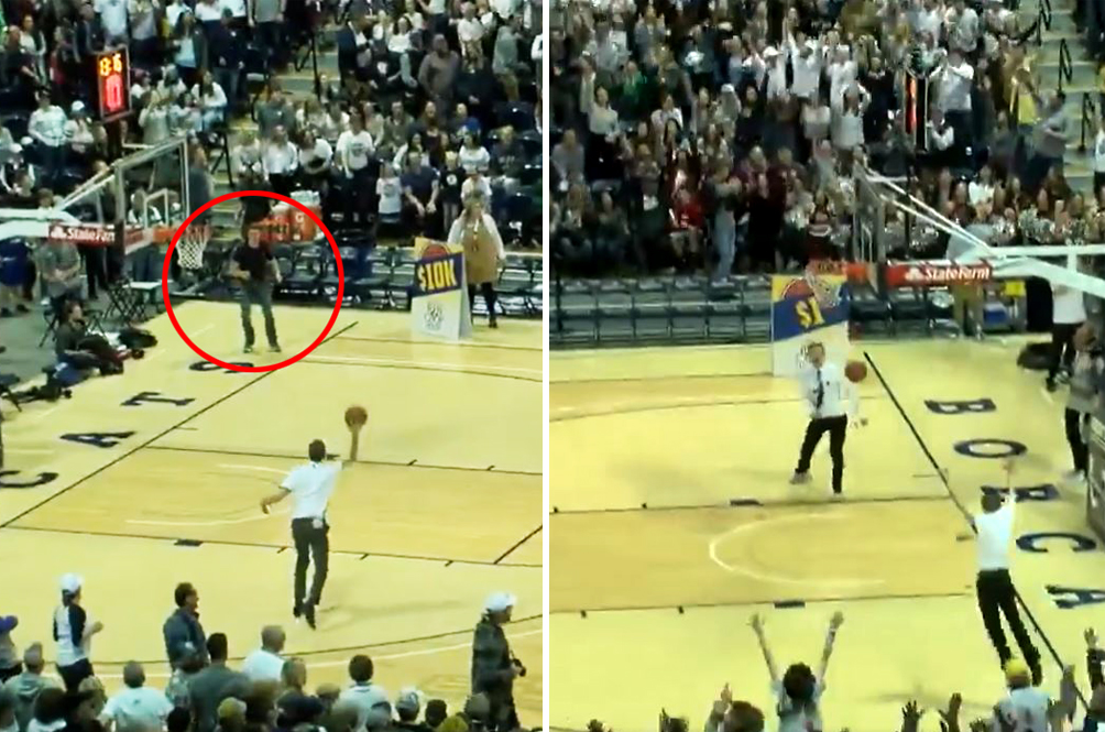 What A Shot: Student Hits Full-Court Basketball Shot To Win RM46,000