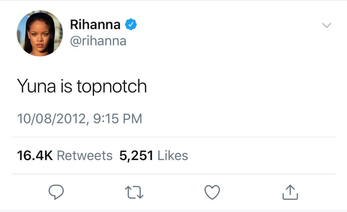 Twitter Rihanna Woot!