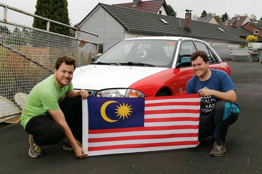 Going Dutch Now Means A Pair Of Twins Prepping A Proton Wira In Taxi Livery For Nurburgring Duty Btw Rojak Daily