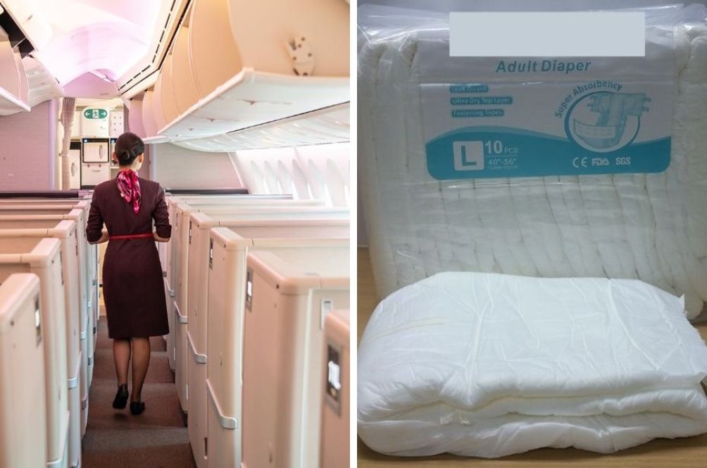 Chinese Officials Recommend Flight Attendants Wear Diapers To Avoid