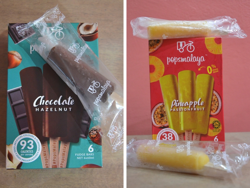 Pops Malaya Penggemar aiskrim boleh cuba perisa coklat dan nenas.