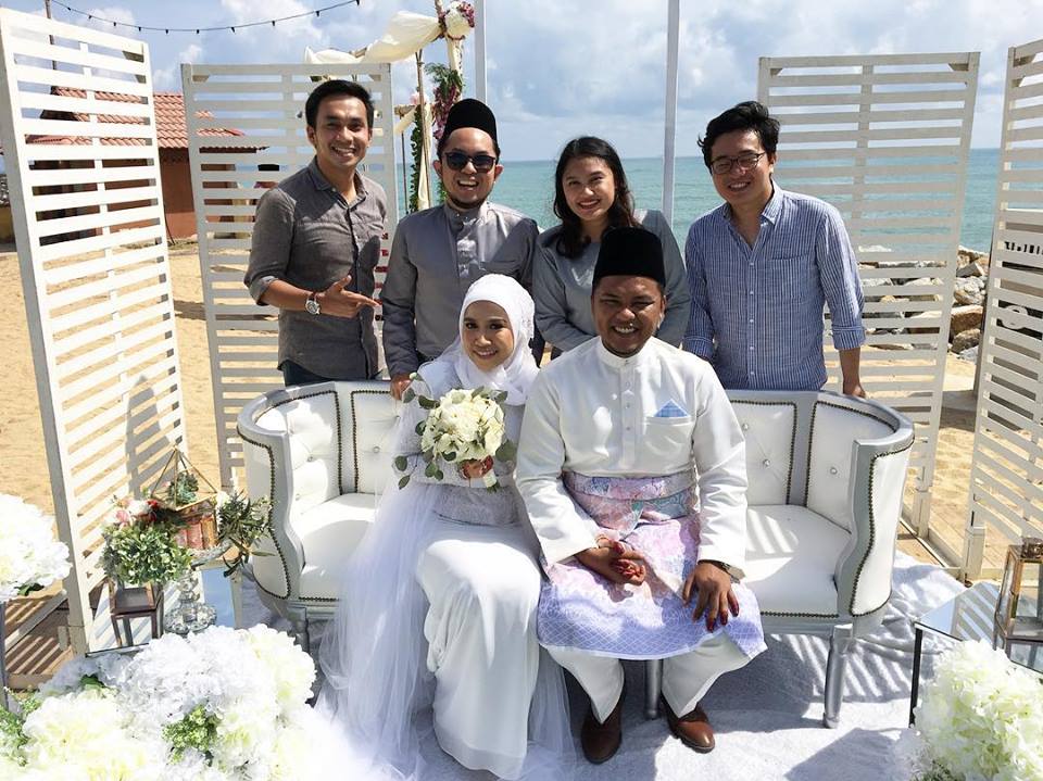 Rojak Daily Skop! Antara tetamu yang hadir pada majlis nikah terbabit.