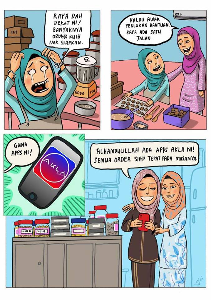 Akla Bantuan ketika saat getir.