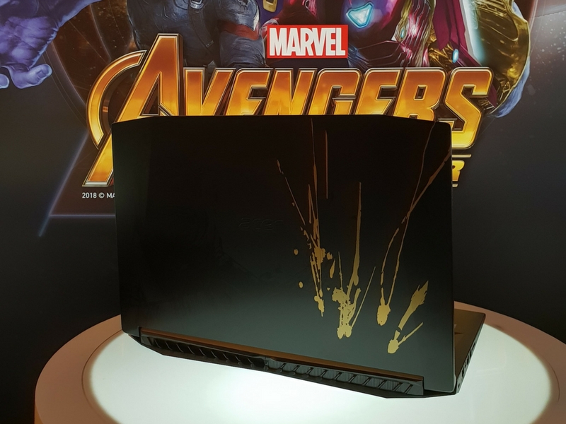 Rojak Daily Skop! Perincian emas bersama warna hitam untuk model Thanos