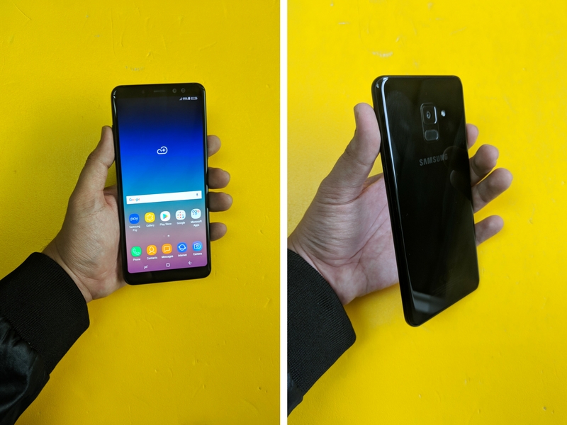Rojak Daily Skop! Jenis material pada A8 Plus ini menimbulan rasa 'mahal' ketiga memegangnya.