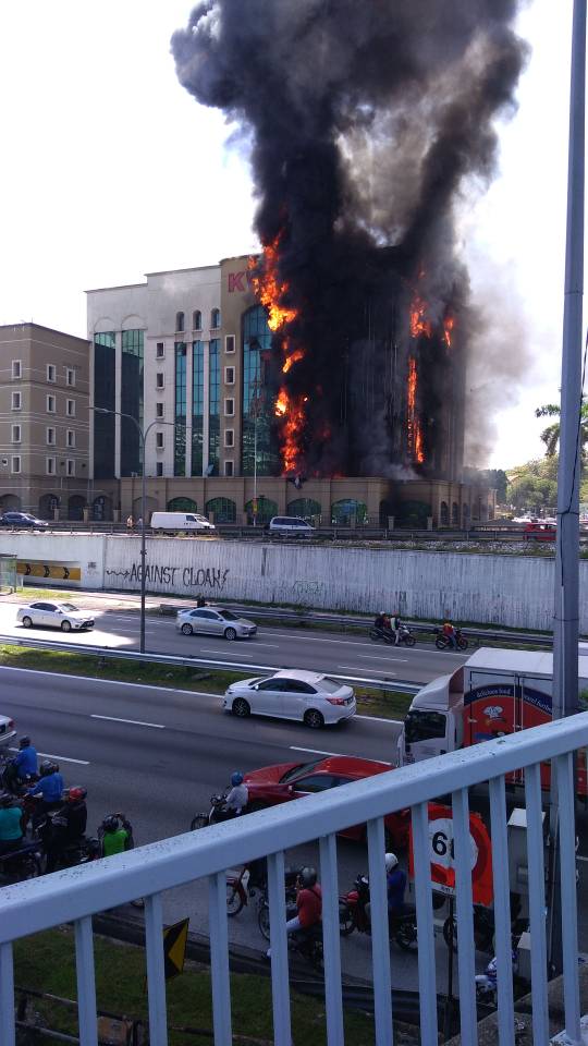 Bomba Gambar yang sempat dirakam oleh orang awam