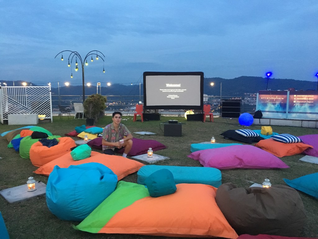 Helipad Cinema Perfect place for a first date, too!