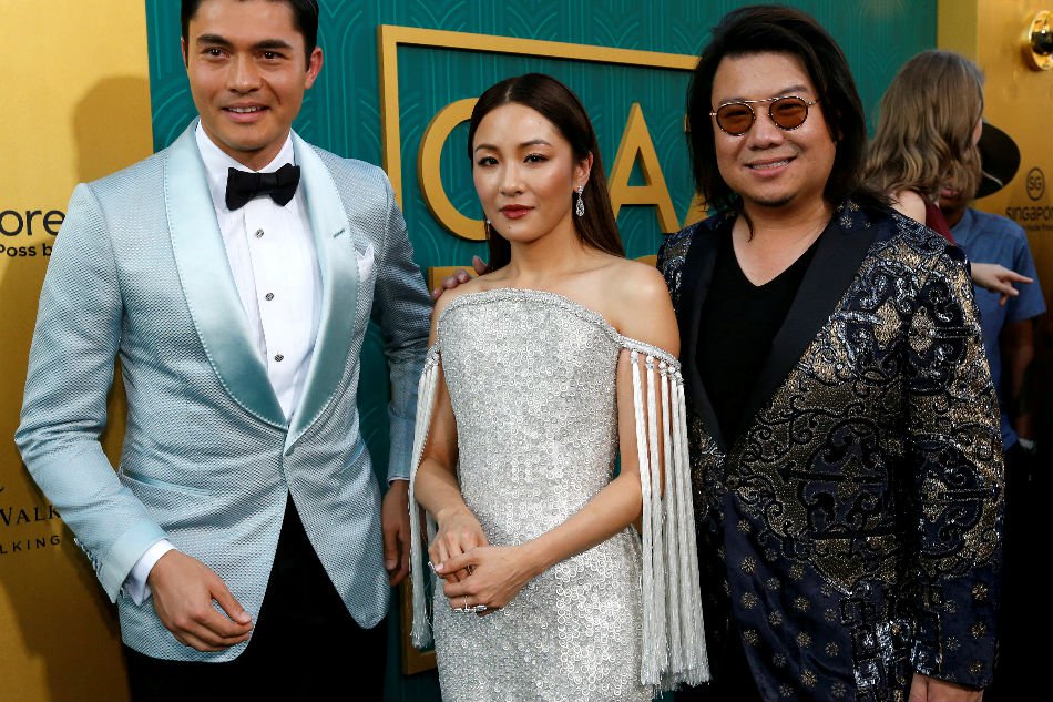 Mario Anzuoni/Reuters via ABS CBN News Dynamic duo with Crazy Rich Asia's author, Kevin Kwan.