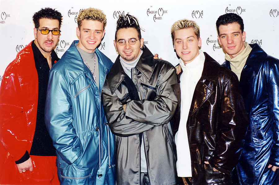 Jeff Kravitz/FilmMagic Ahh 90s fashion and Timberlake's Maggi goreng hair. Iconic.
