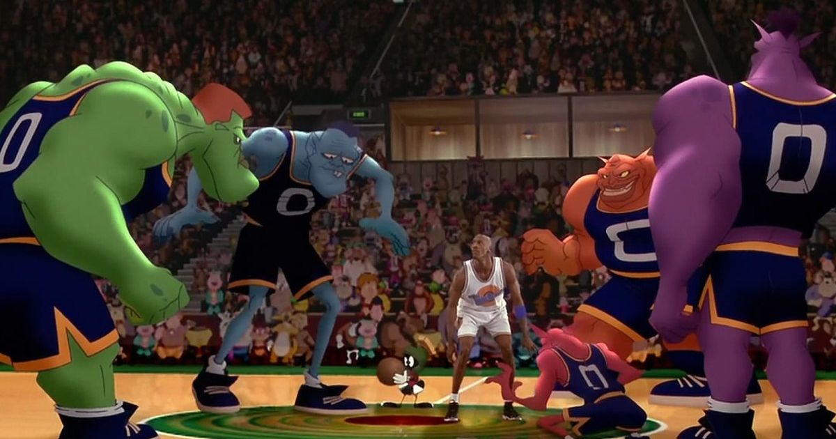 Warner Bros. Pictures The sequel needs to live up to this epic basketball match.