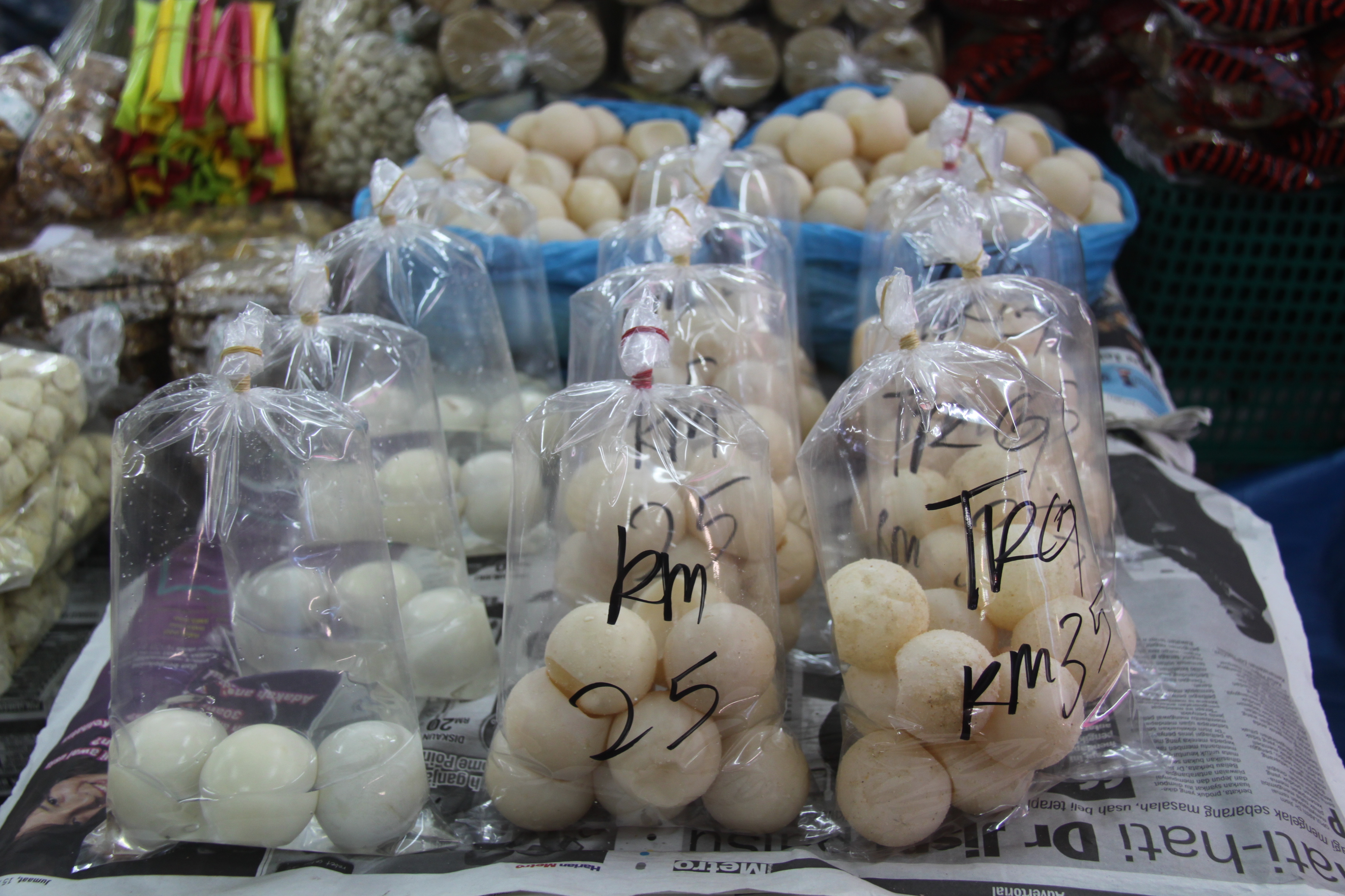 Don't support the sales of turtle eggs!