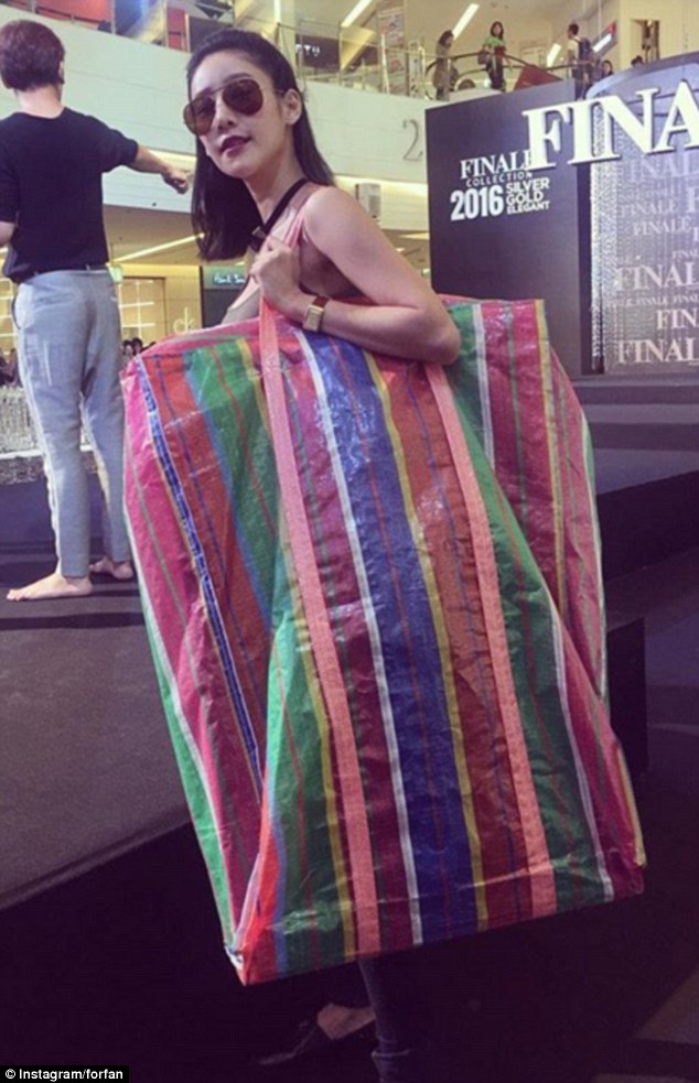 Instagram/@forfan She even wore this to a fashion show, lol.