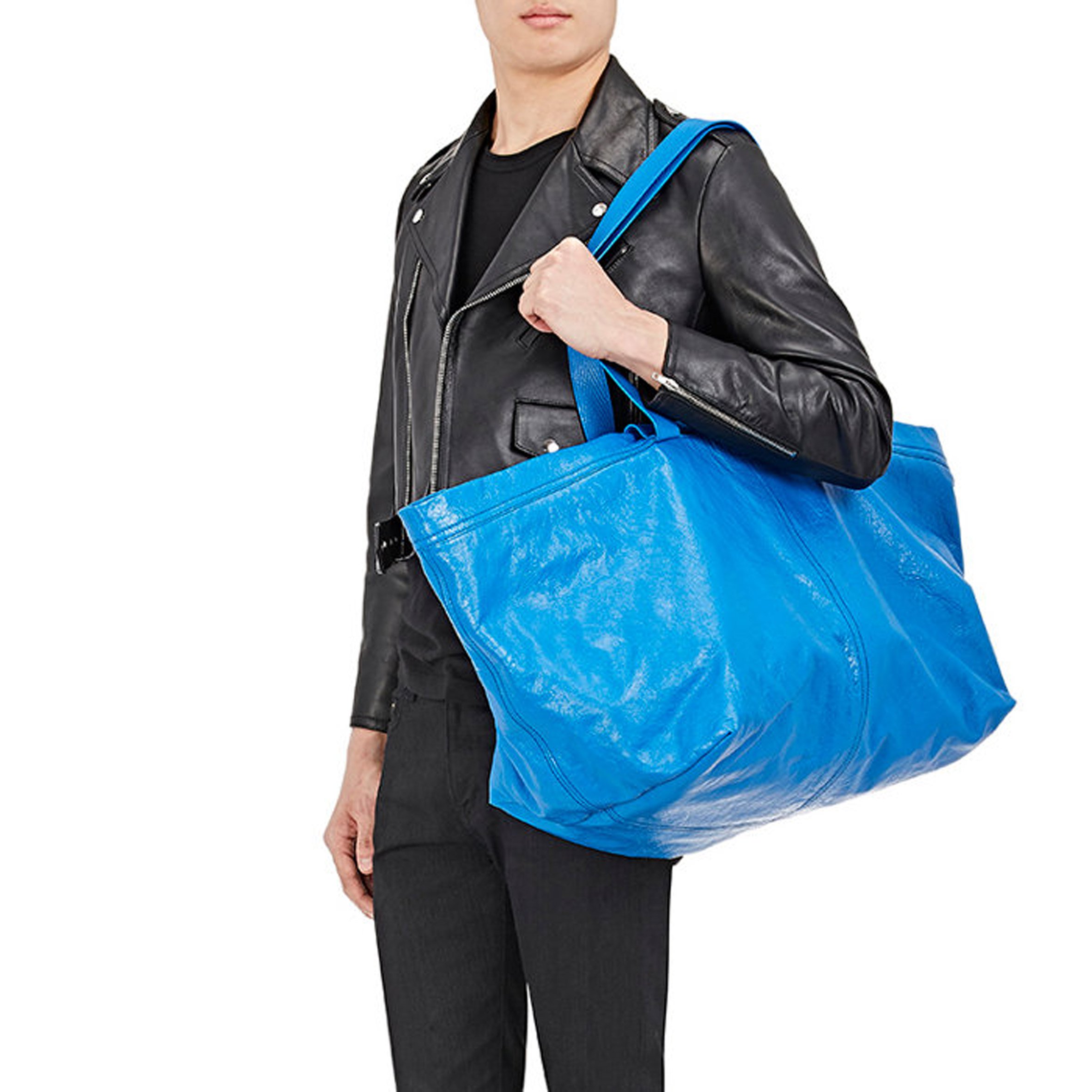 Balenciaga That striking shade of blue reminds us of something.