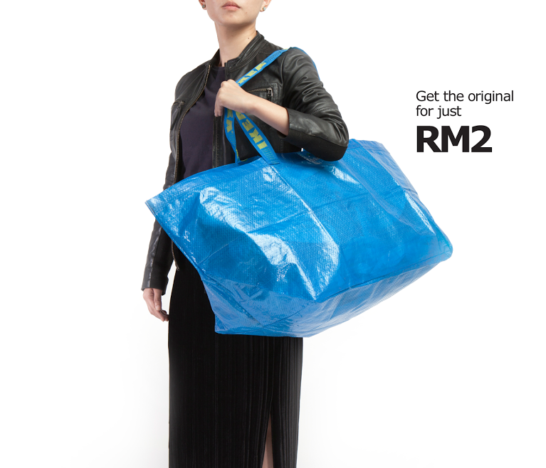 IKEA Malaysia "The big blue bag that started it all at a price that’s 4000 times more affordable."