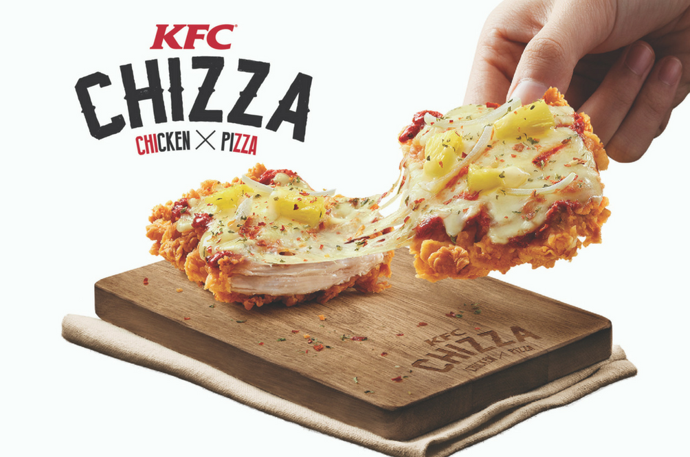 KFC Malaysia If you hate pineapples, eat with caution.