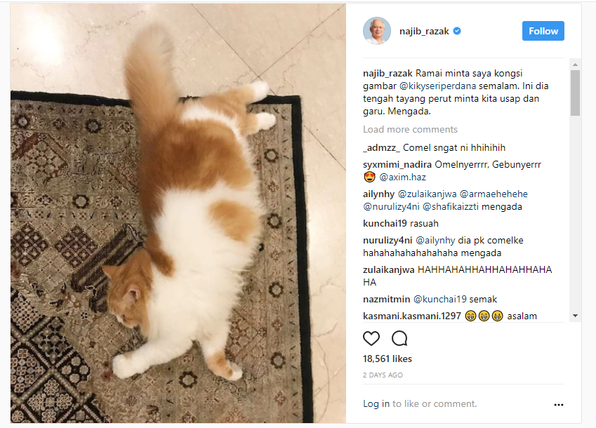@najib_razak Instagram Hello Najib, we think Kiky wants to be the next PM.