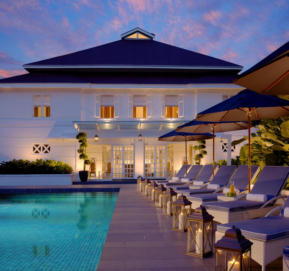 Booking.com You can catch the sunset while lounging at the pool.