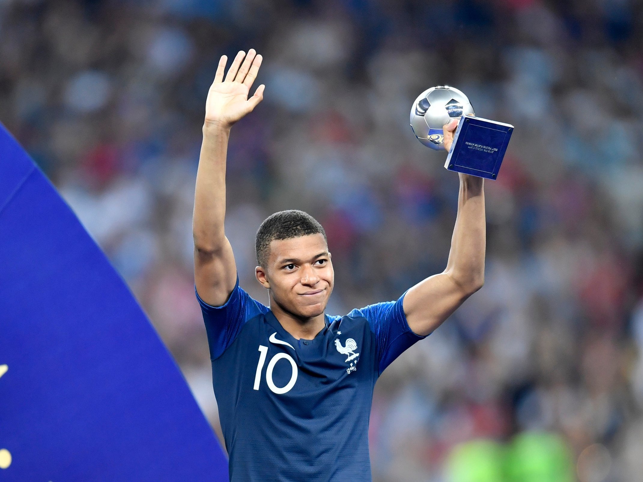 The Independent Mbappe won the FIFA Young Player Award.
