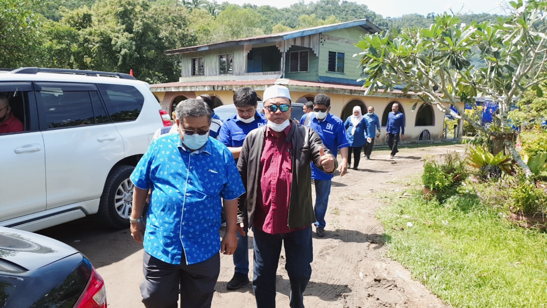 Amiruddin campaigning in Sabah.