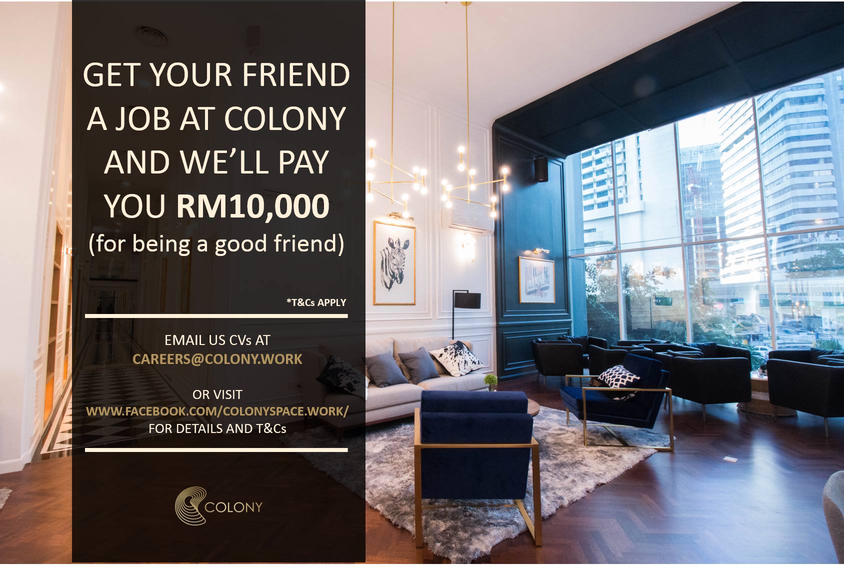 Colony Coworking Space KL FB This is the easiest way to make some money, guys!