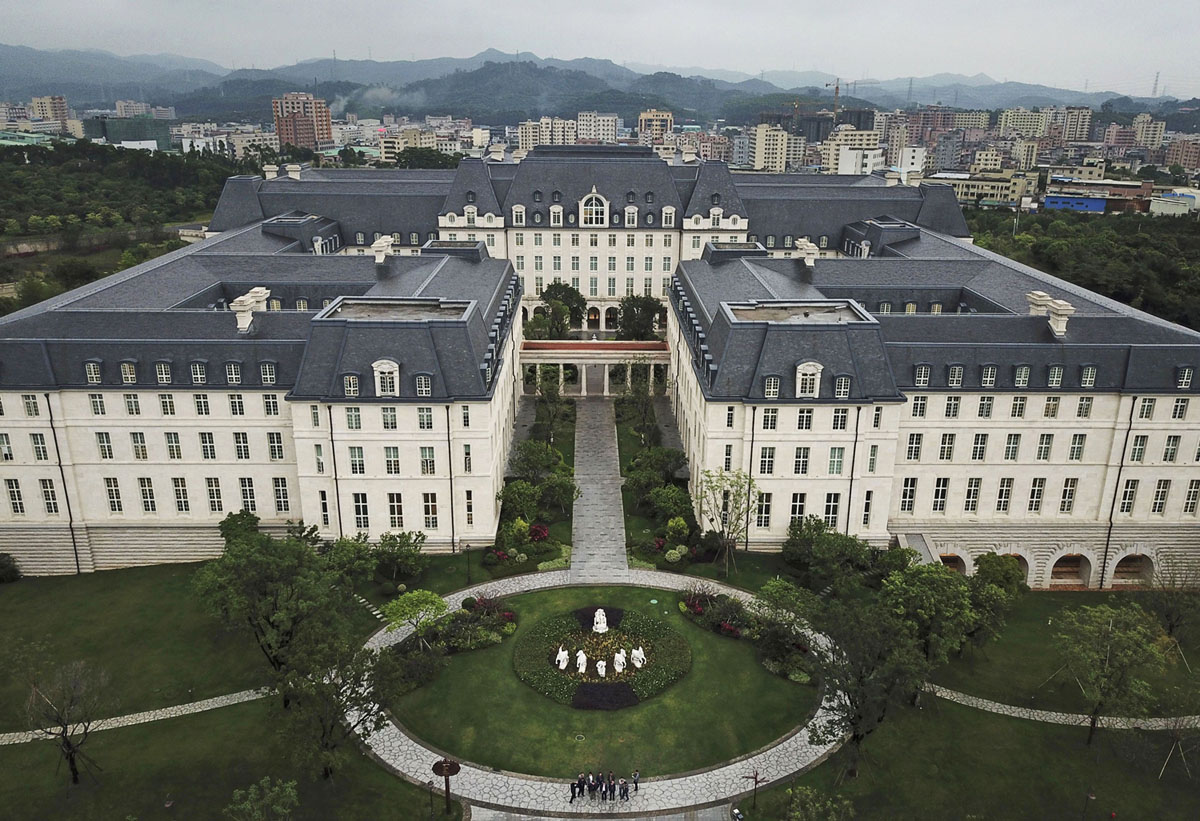 This is a replica of Versailles in Ox Horn's Paris.