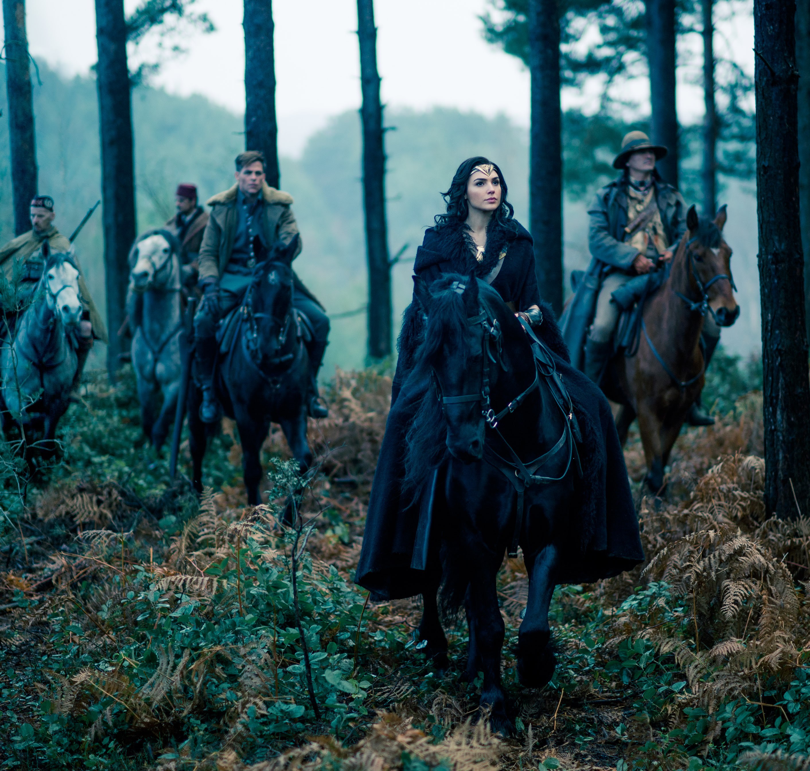 DC/Warner Bros. Horses! Cloaks! Stealth!