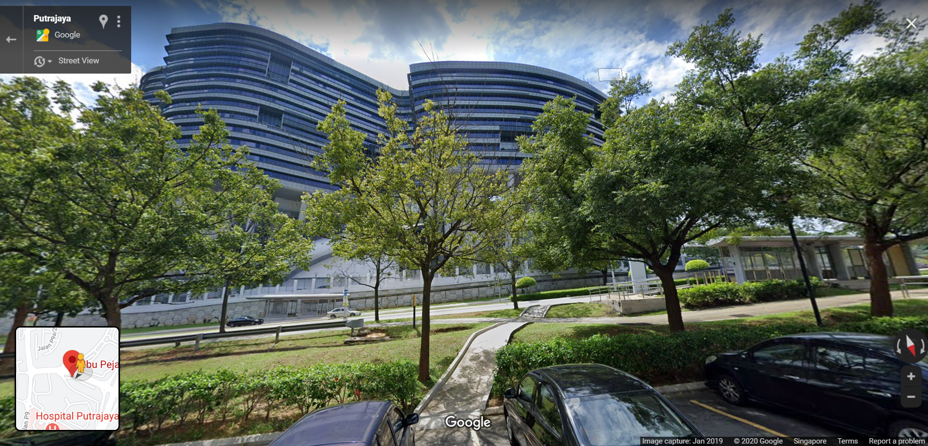 Google street view We're not sure where the side gate is, but the building sure looks secure